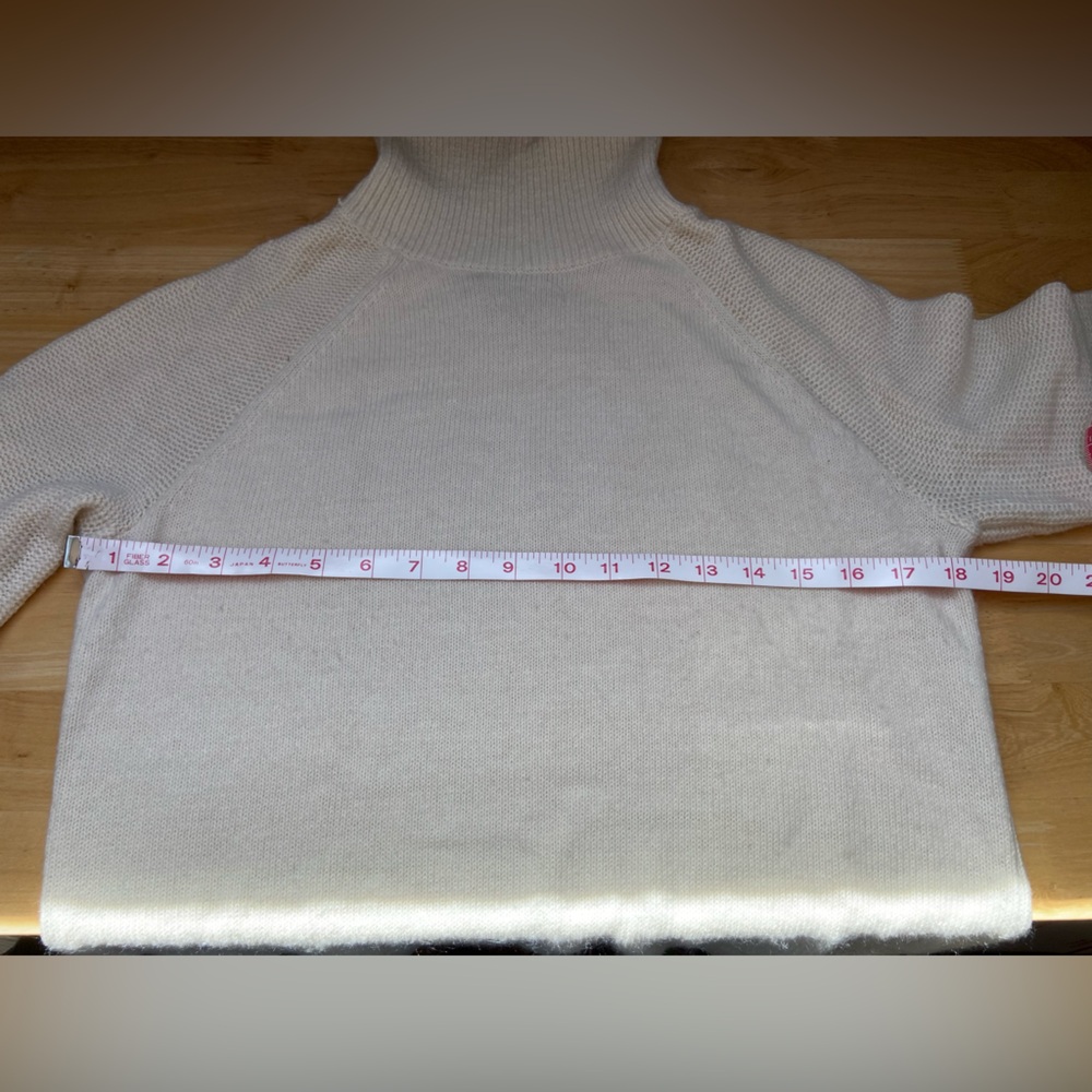 Loft Ivory Turtleneck Sweater | Women's Sz M - Picture 13 of 13